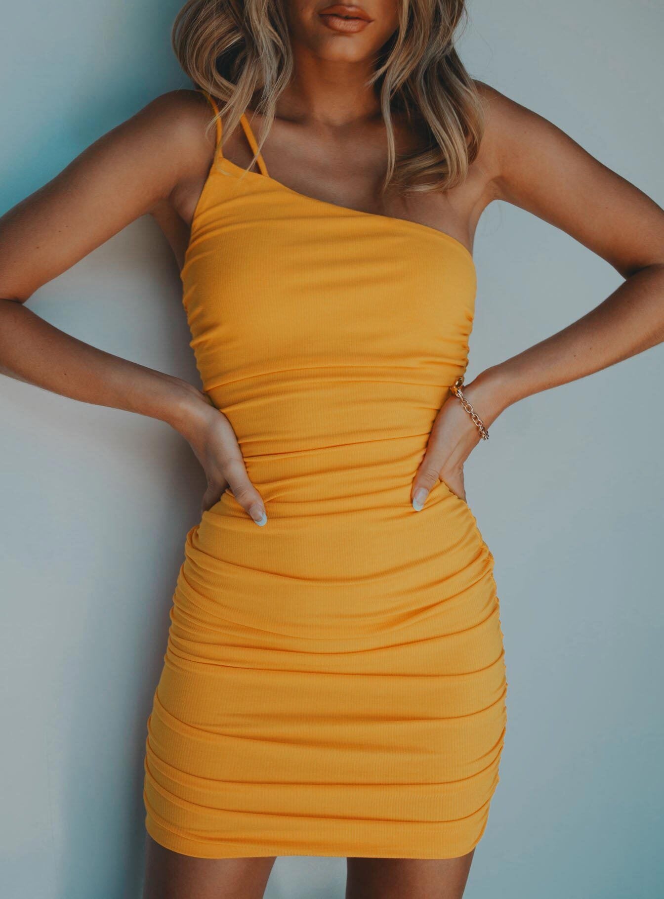 product Princess Polly Scoop Neck  Reece Mini Dress Orange