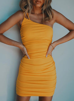 product Princess Polly Scoop Neck  Reece Mini Dress Orange