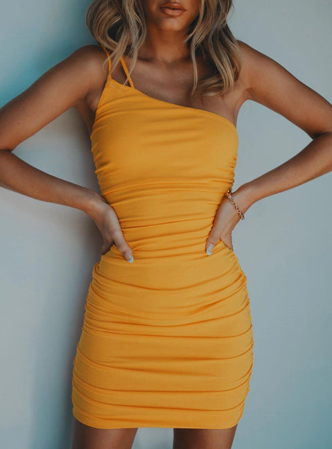 product Princess Polly Scoop Neck  Reece Mini Dress Orange