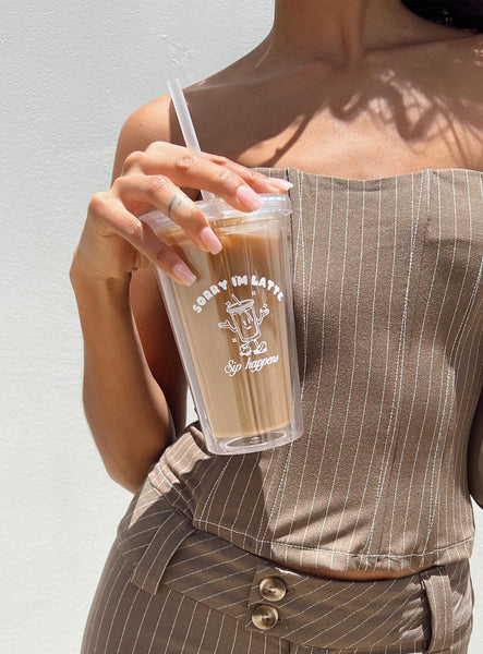 Iced Coffee Posse Tumbler - Clear