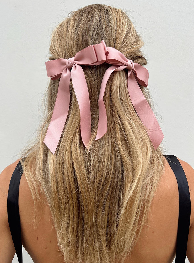 Kinski Hair Bow Pack Pink