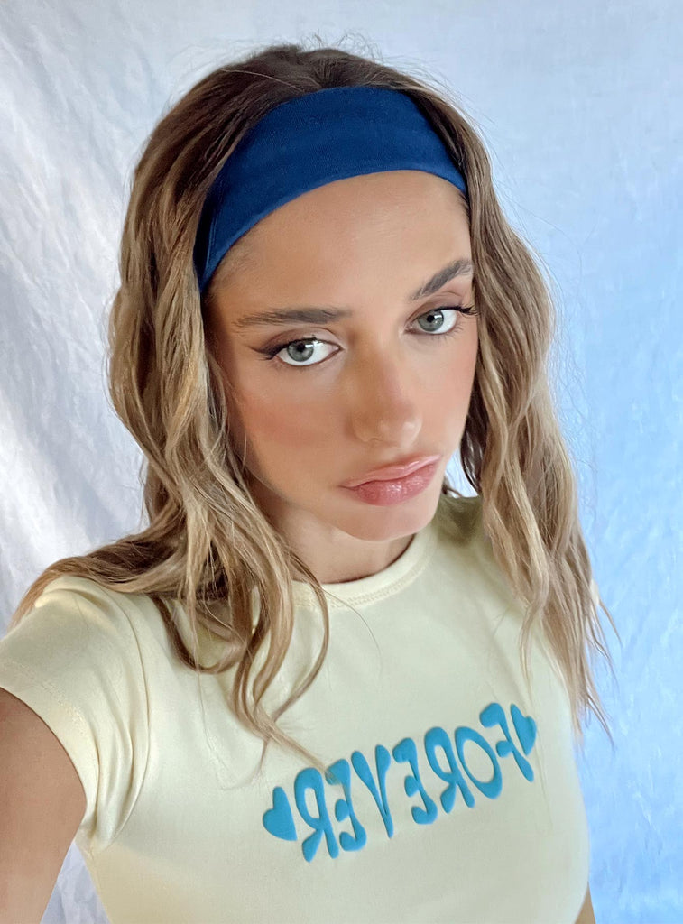 The Juney Headband Navy | Princess Polly