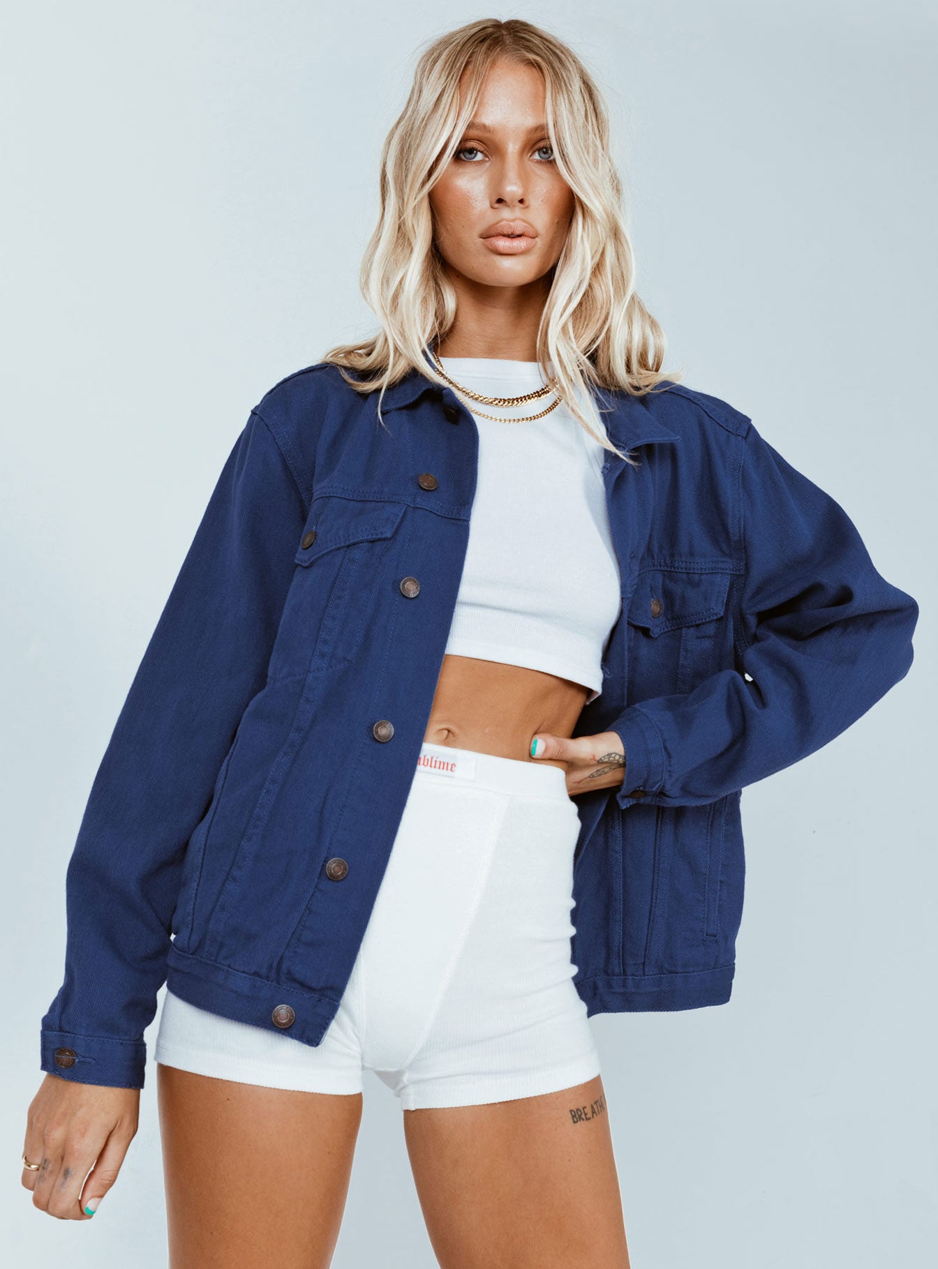 Princess polly jean jacket sale