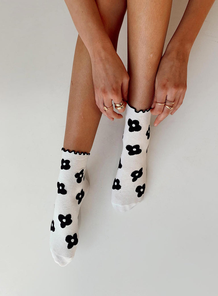 Montrose Socks Black / White