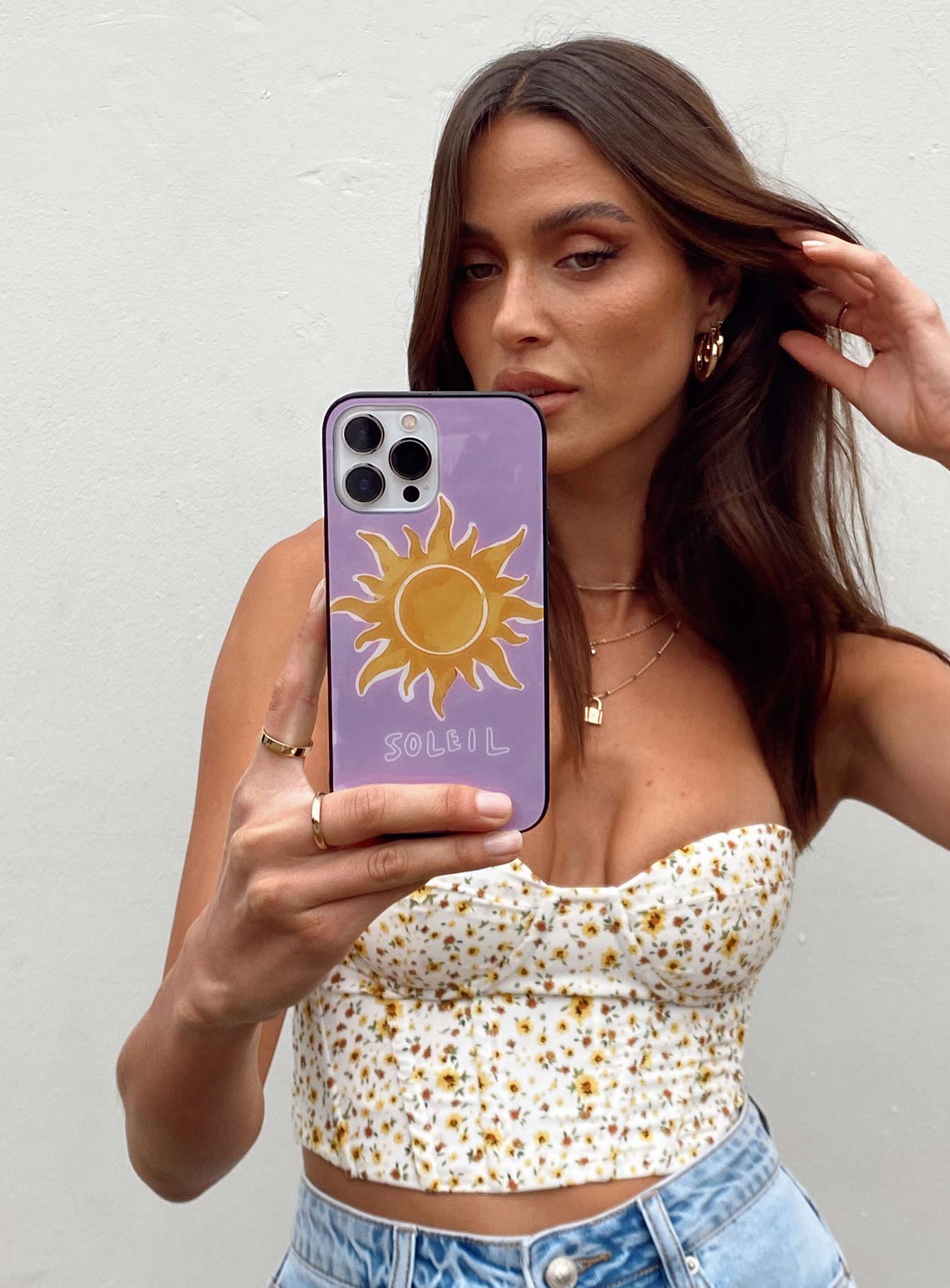 Phone case Graphic print Plastic body Rubber edges