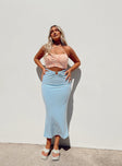 Roselle Midi Skirt Blue
