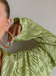 Earrings Princess Polly Exclusive 100% recycled steel Oversized hoops  Lightweight  Length 7cm / 2.7"