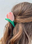 Hair clip Tulip design Claw clip design