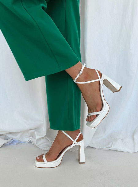 DUNE Bridal Collection Masque Embellished High Heel Sandals in Ivory |  Endource