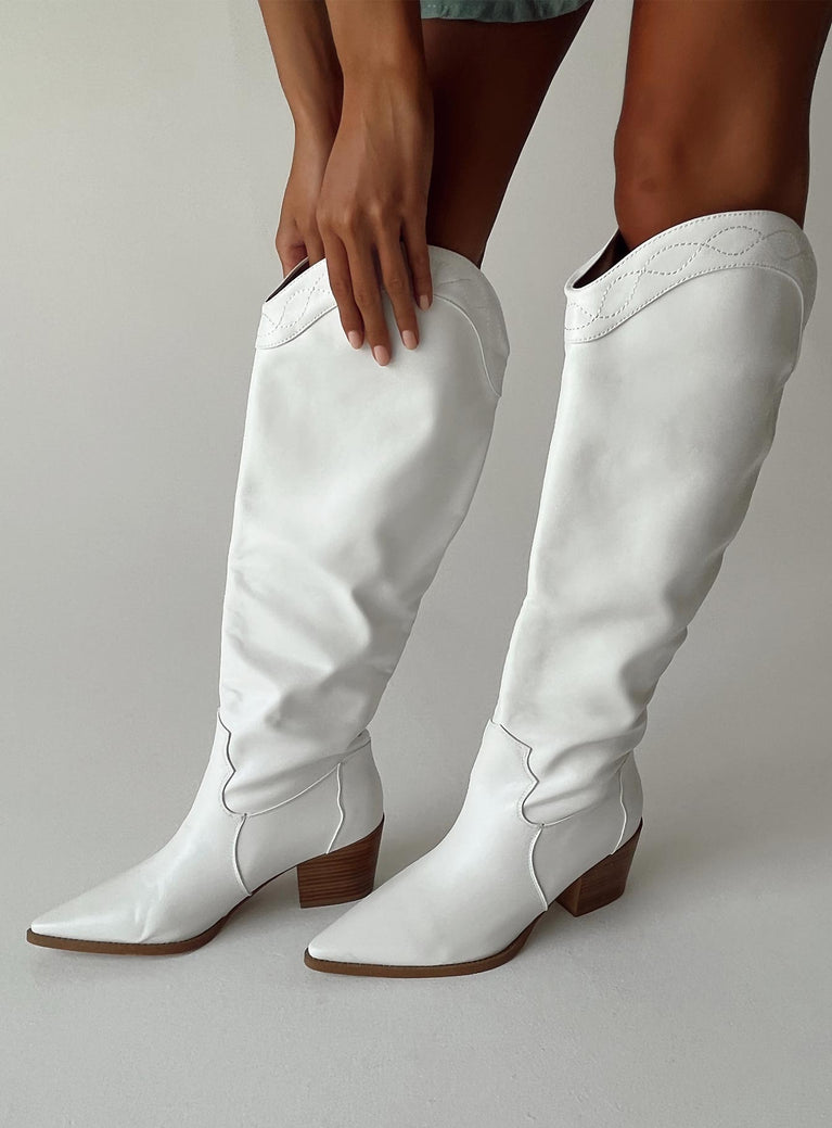 Sawyer Knee High Boots | Shoe US 8 | Black | Womens | Princess Polly