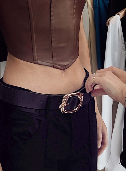 Adkins Belt Black / Gold