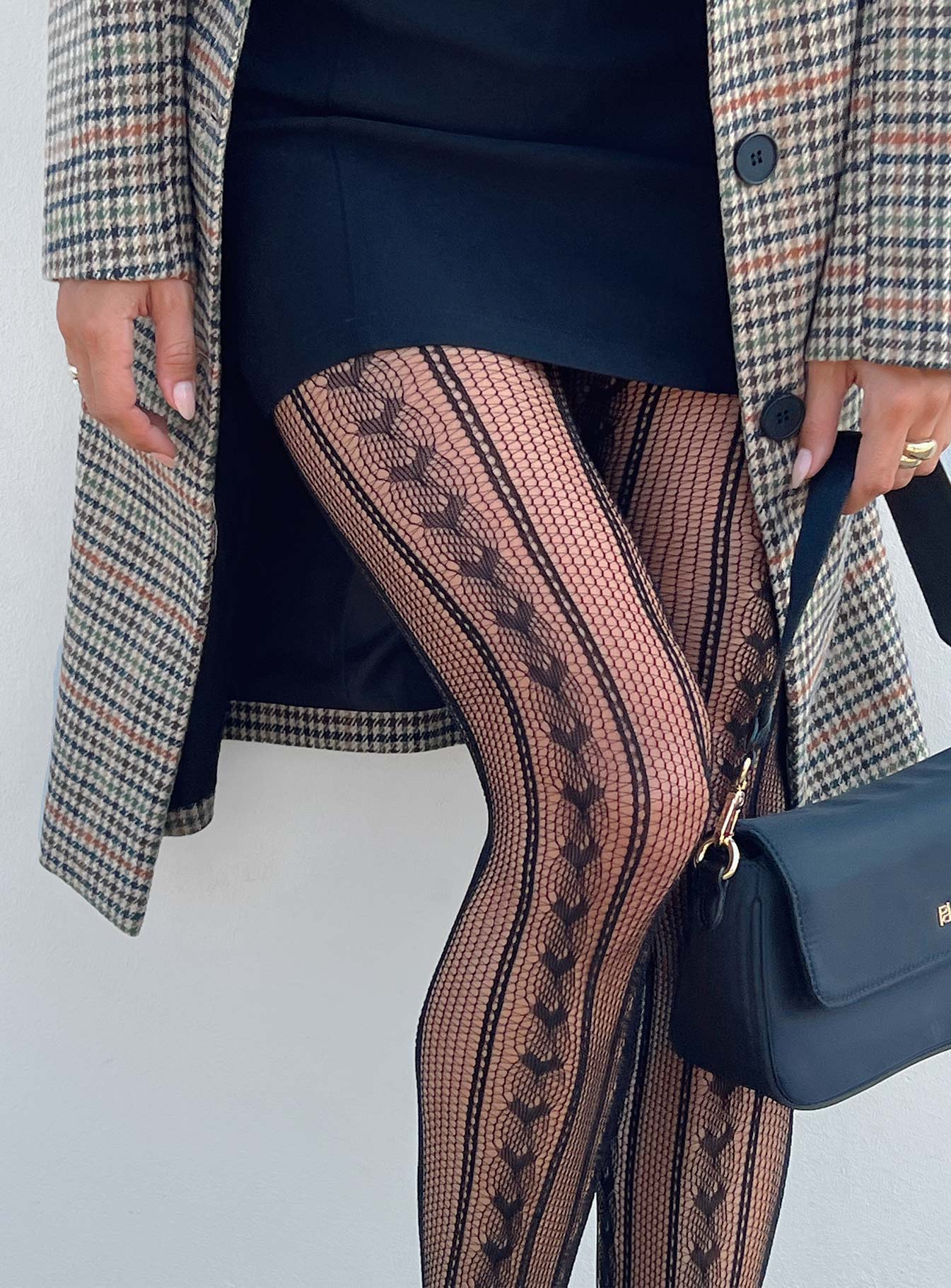 Black design stockings hotsell