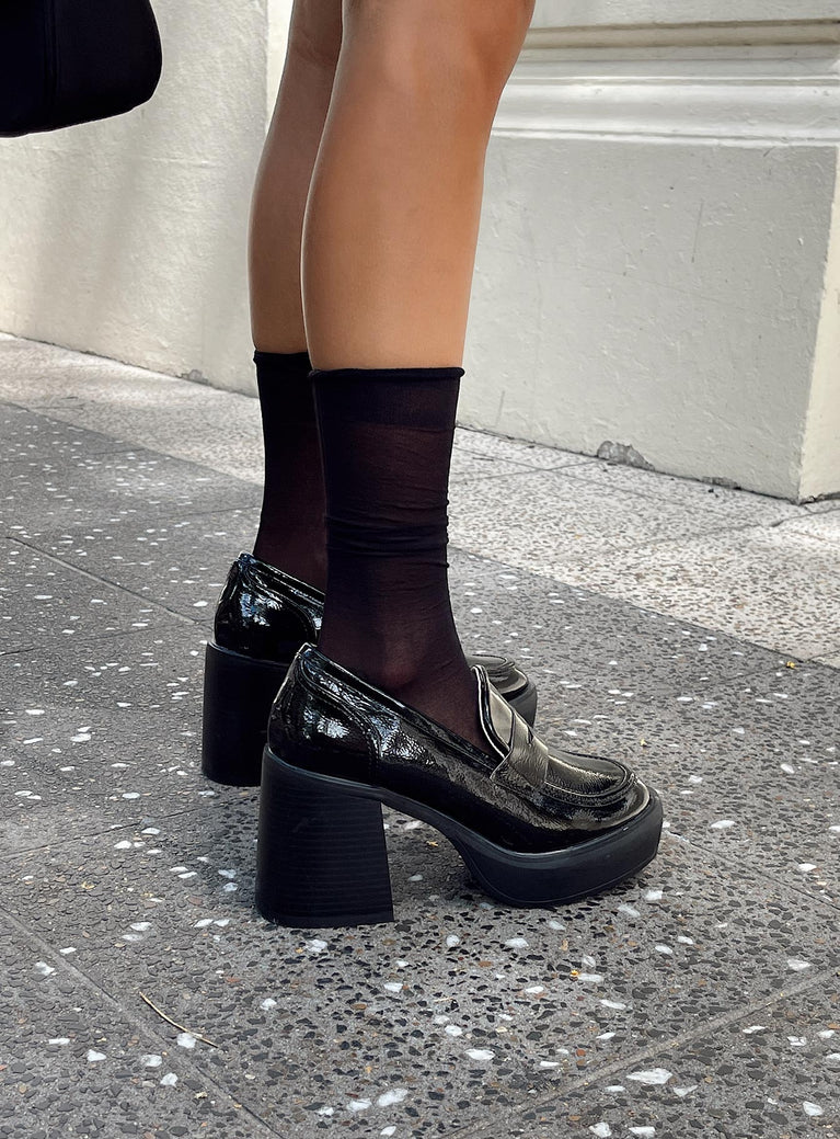 Metropolitan Heels Black