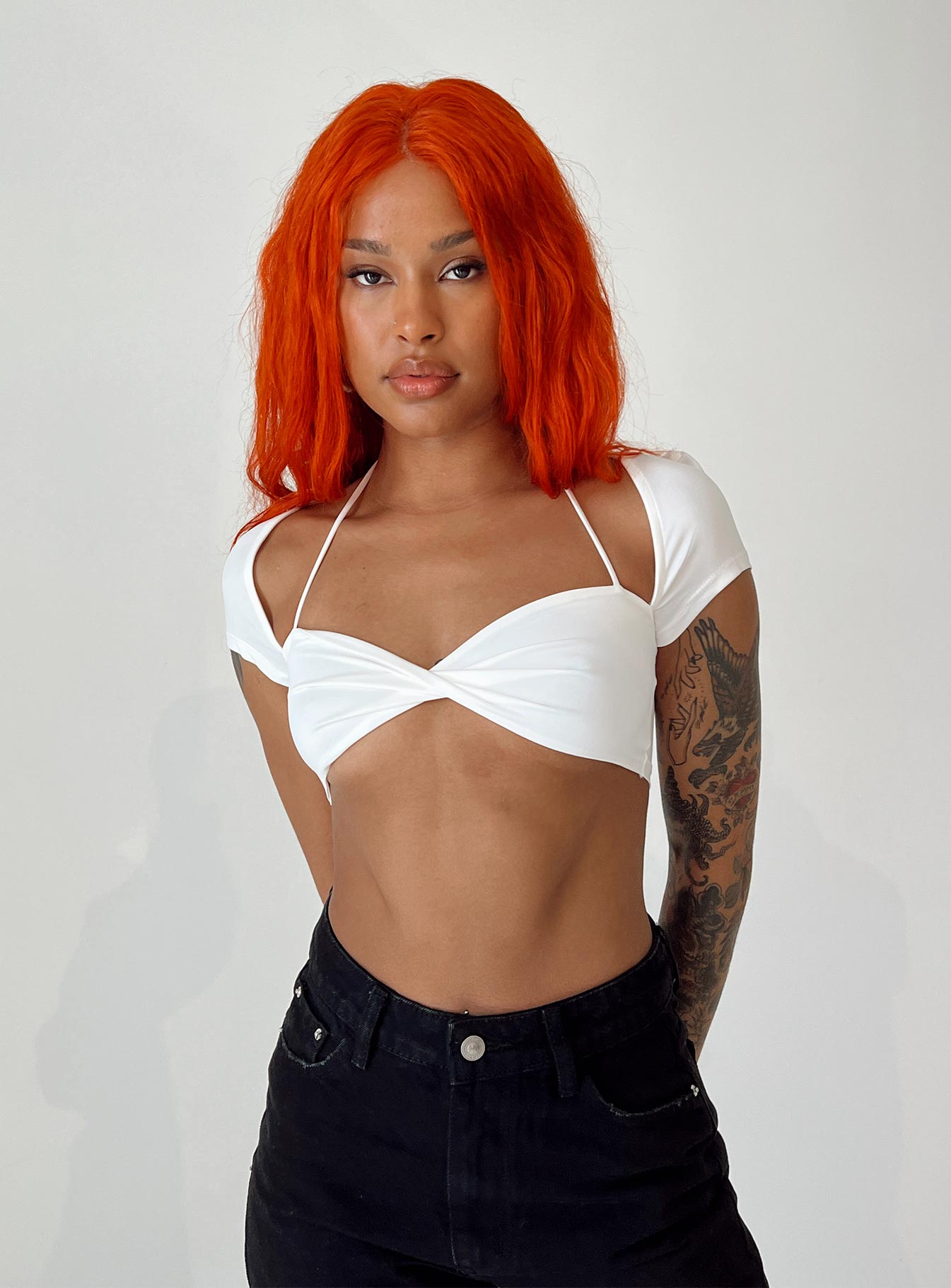 product Princess Polly Full Sleeves Square Neck  Joey Top White