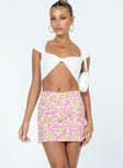 Dennis Floral Mini Skirt Multi Princess Polly  Mini 