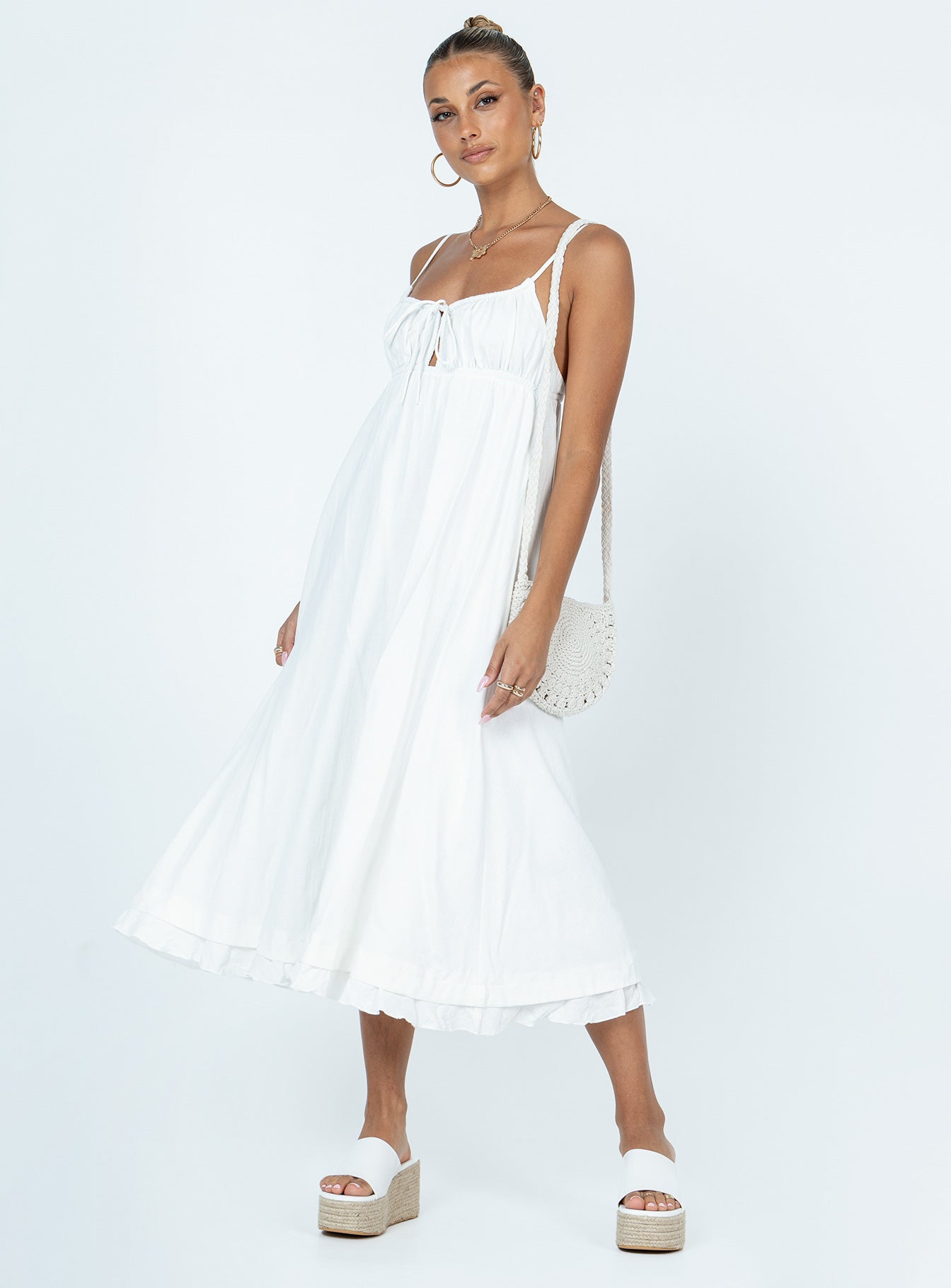 Empress Of Love Maxi Dress White