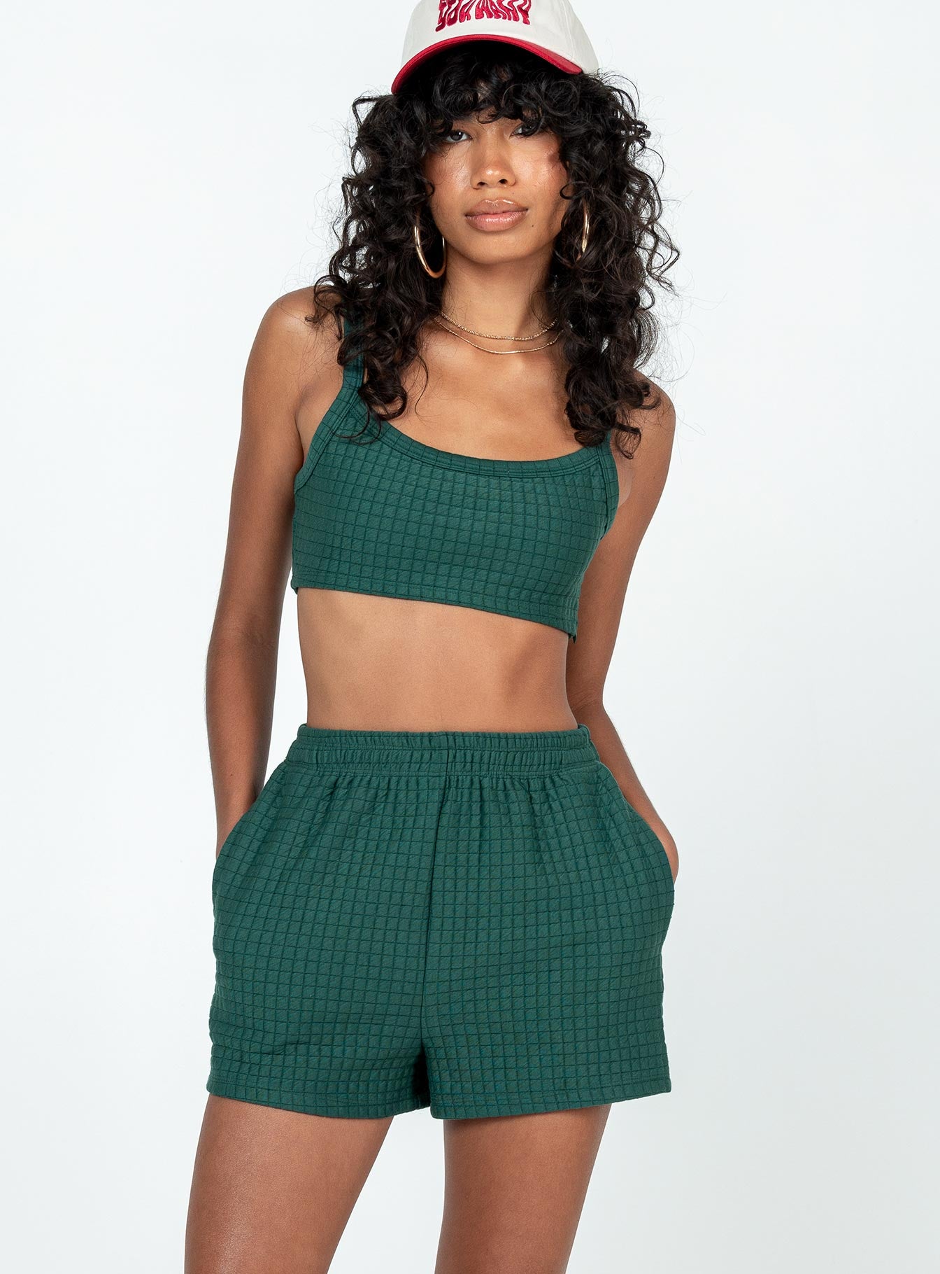 Arabella short set green