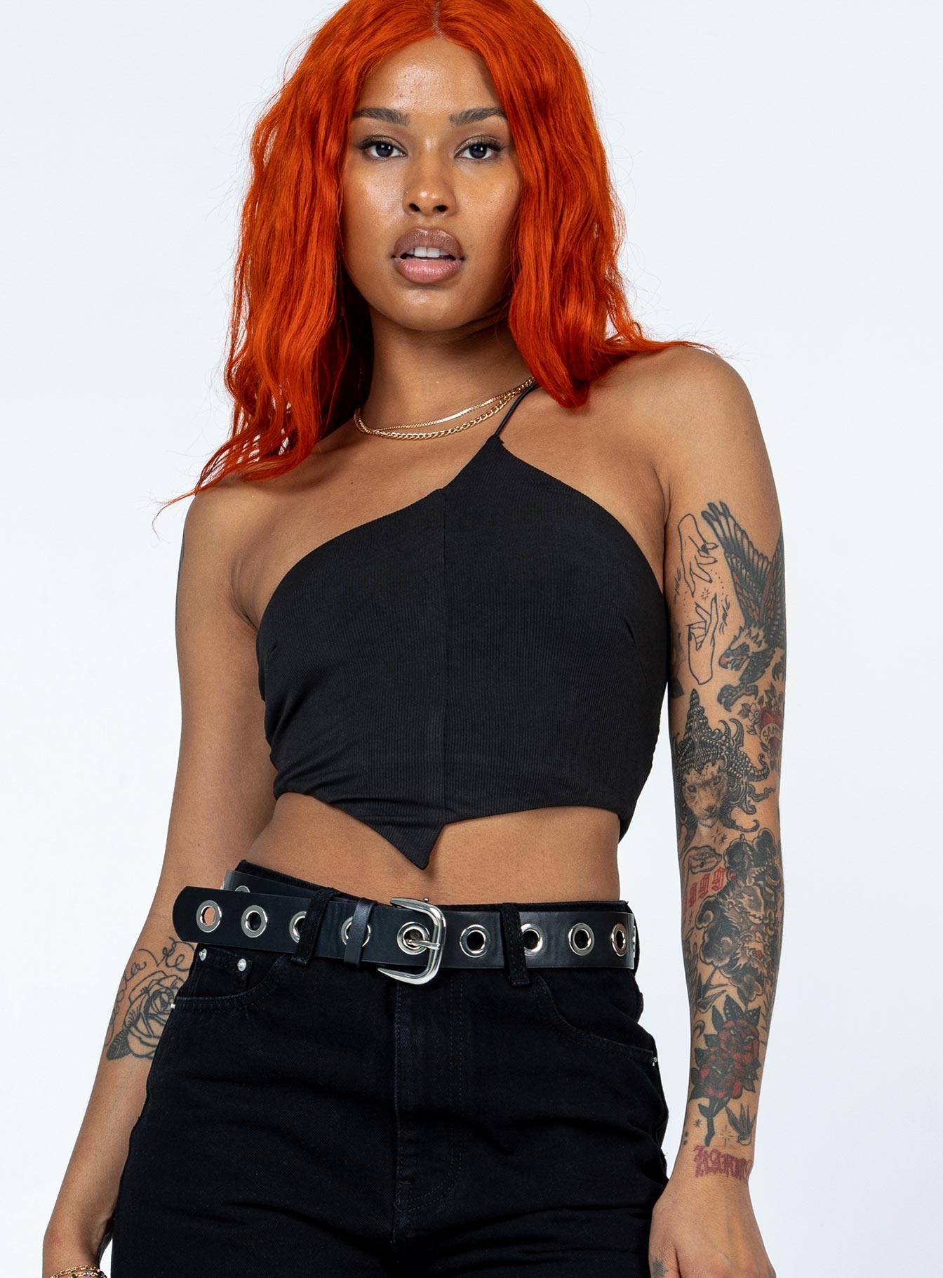 product Princess Polly Full Sleeves High Neck  Belinda Top Black