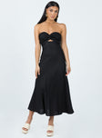 product Princess Polly Asymmetric Neckline  Falling For You Midi Dress Black