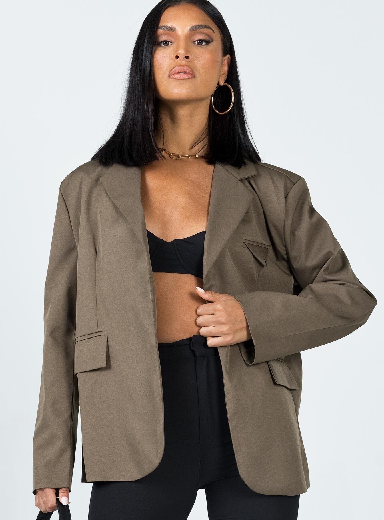 Morgana blazer brown