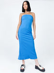 Princess Polly   Carter Maxi Dress Blue