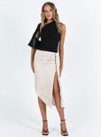 product Scanlon Midi Skirt Champagne Princess Polly  Mini Skirts 