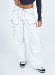Princess Polly High Rise  Miami Vice Pants White