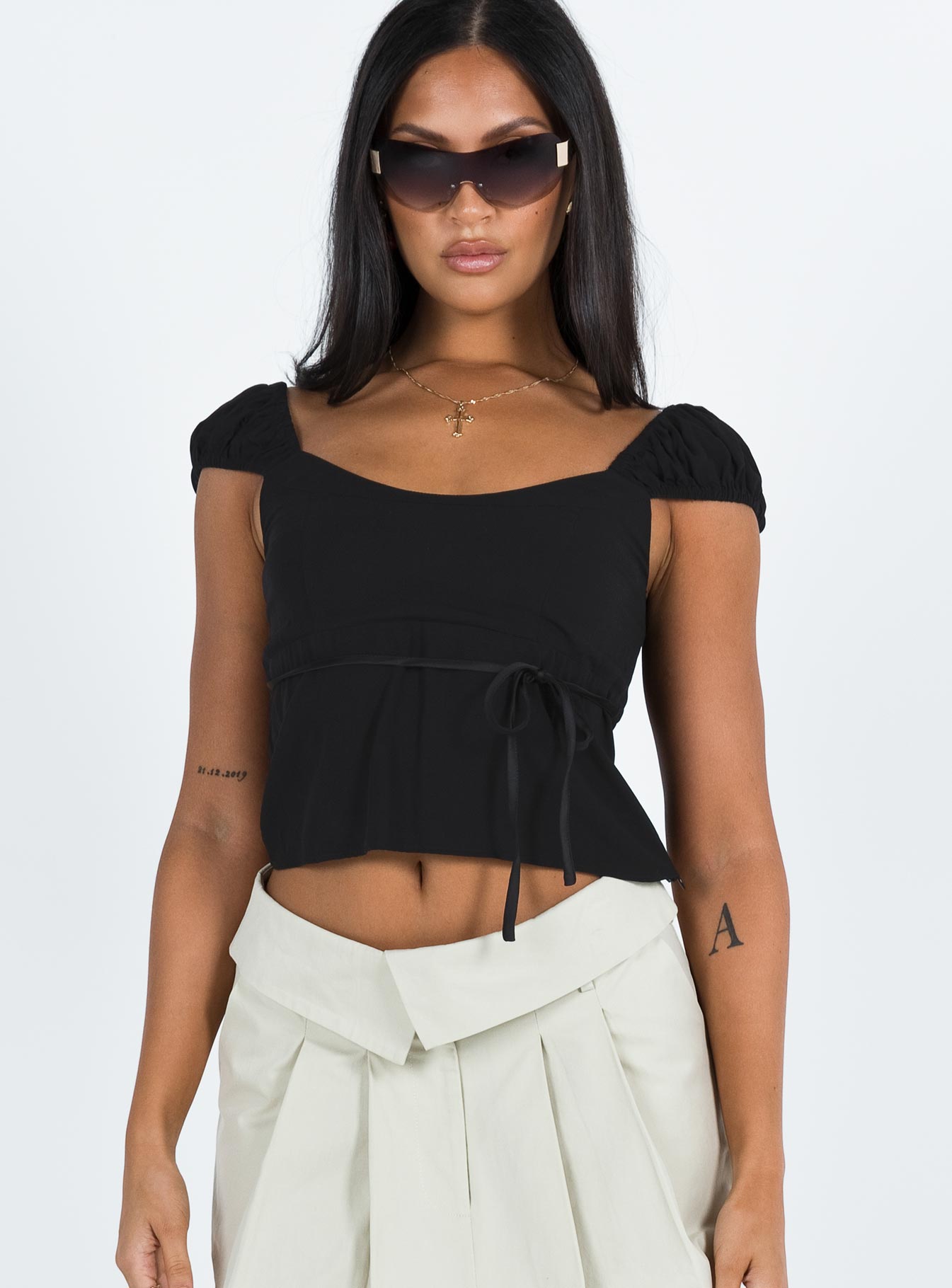 Seacrest top black