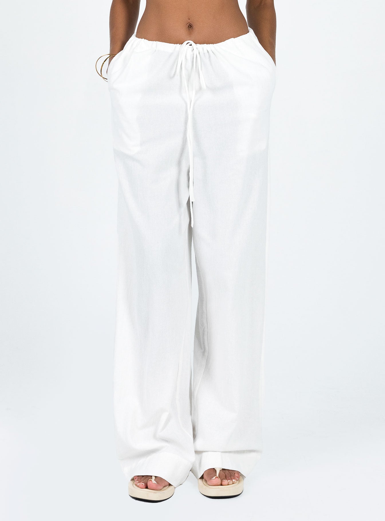 Morland pants white