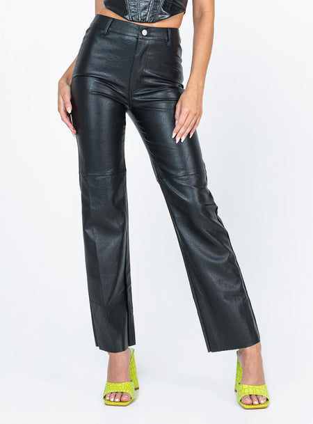 Women's Faux Leather Pants | Princess Polly USA