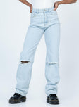 product Princess Polly High Waisted  Bertie High Rise Wide Leg Jean