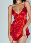 Lina Mini Dress Red