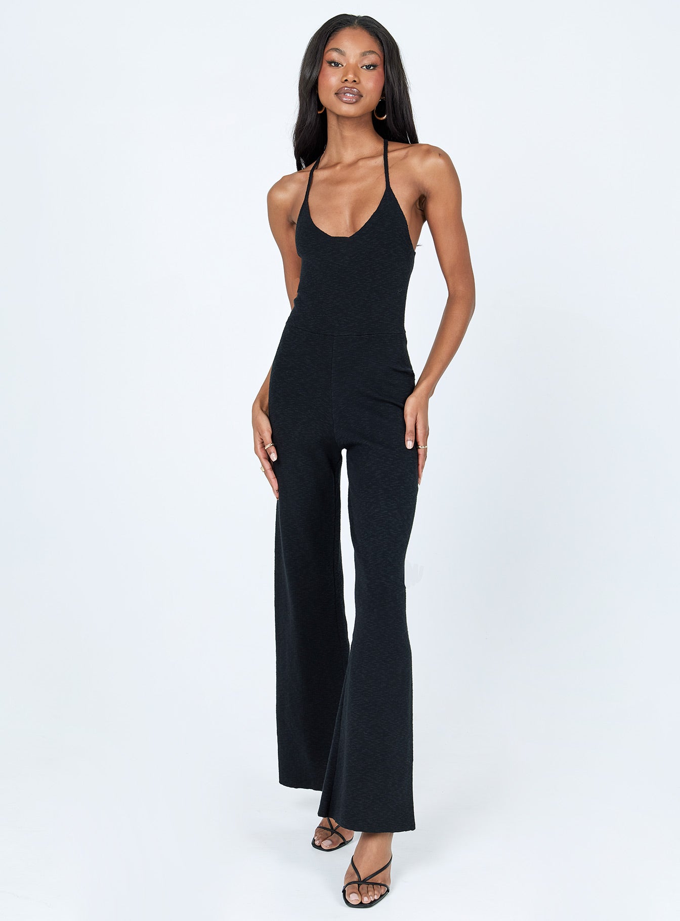 Tori store halter jumpsuit