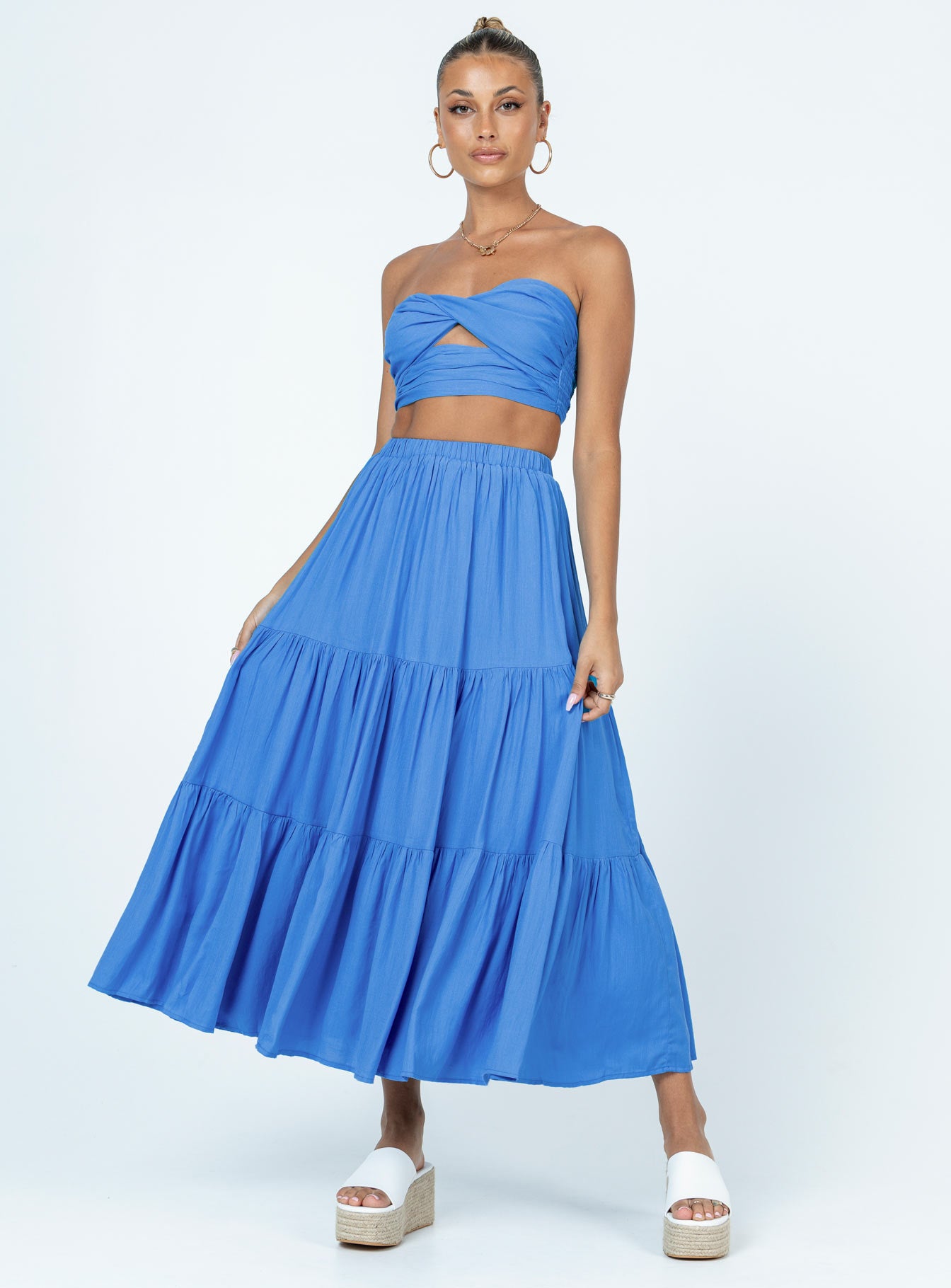 allie blue dress Allie Blue Sequin Strapless Mini Dress - US 14