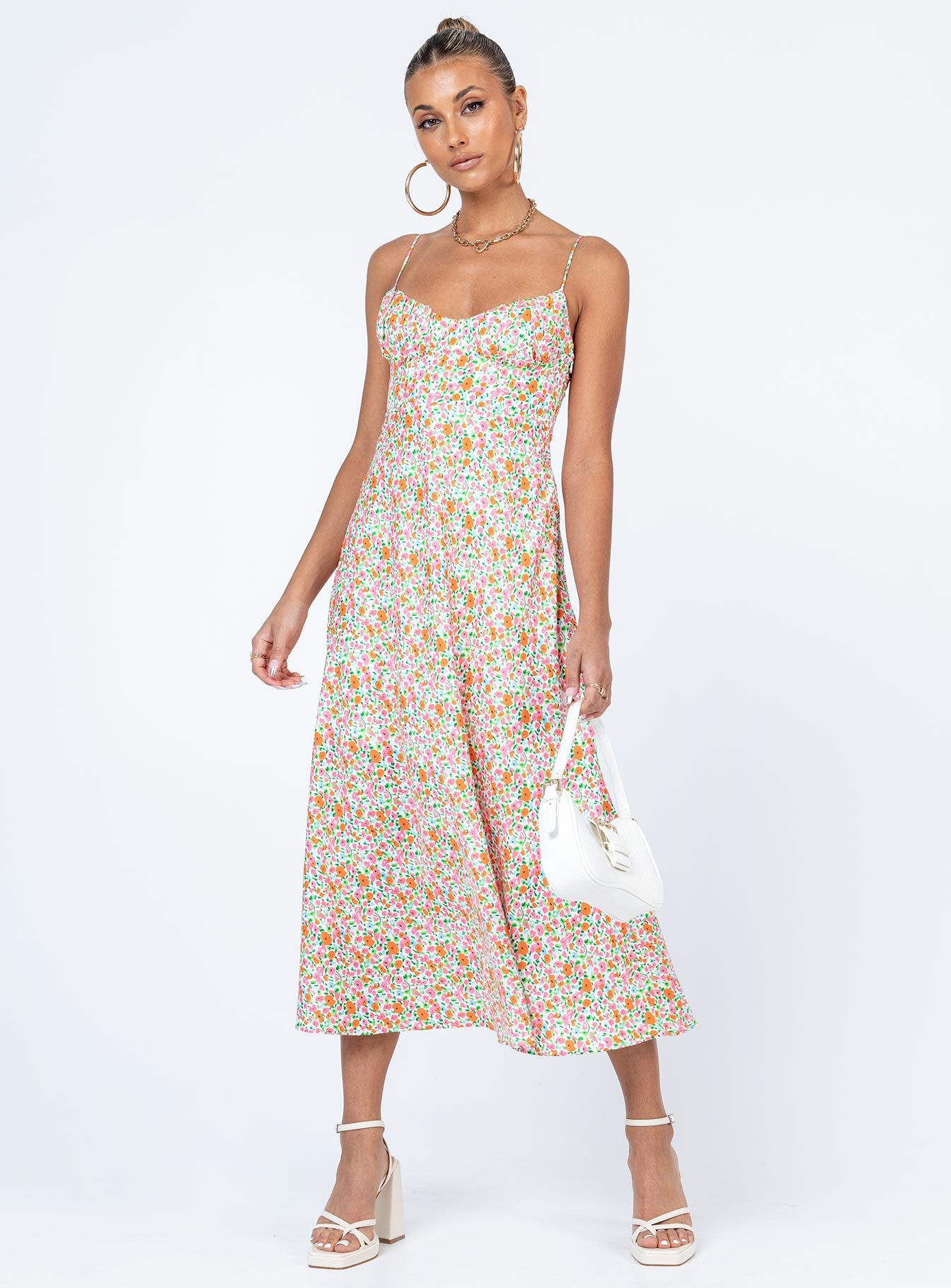 Amara midi dress multi