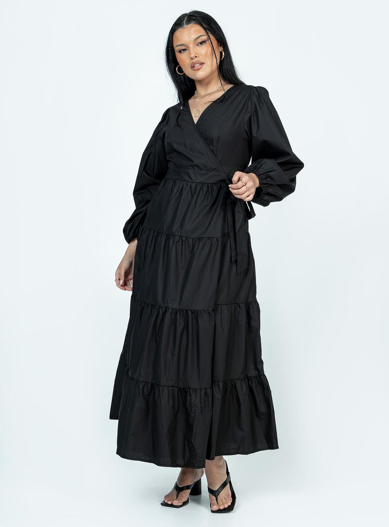 Helima Dress Black Maxi