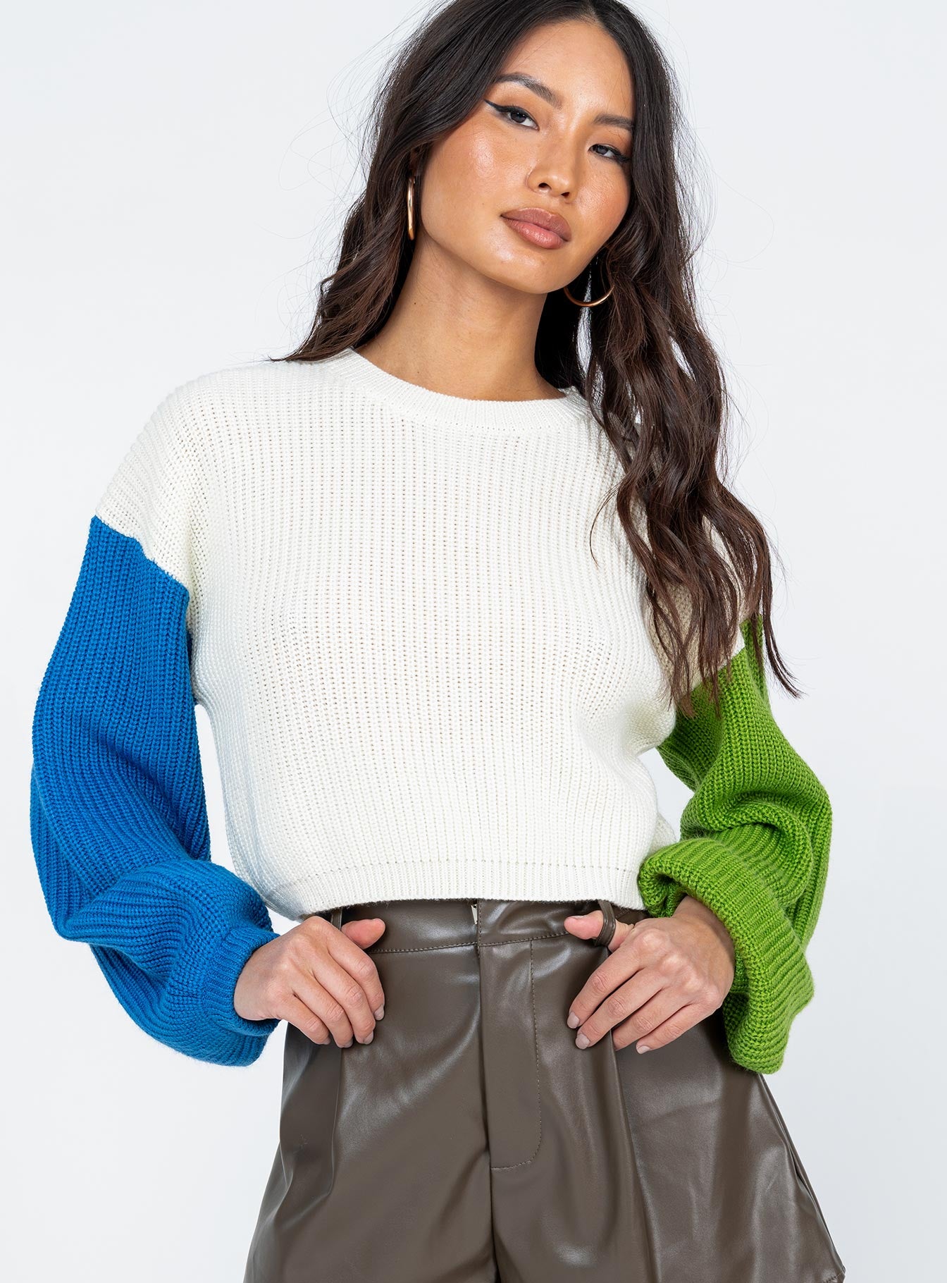 Assyria Sweater White Princess Polly  Cropped 