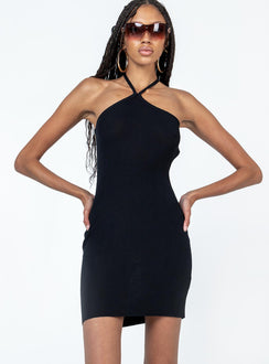 product Princess Polly High Neck  Lucas Mini Dress Black