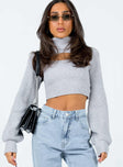 Sweater  Two-piece set These items can be worn separately  Slim fitting  50% viscose 30% polyester 20% nylon  Knit material  Long sleeve bolero  Turtle neck  Crop tank top 