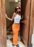 product Oscar Maxi Skirt Orange Princess Polly  Maxi 