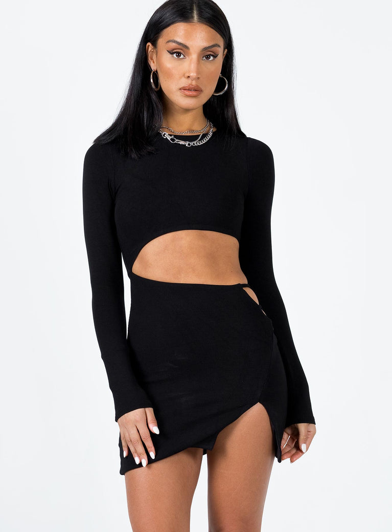Thalia Mini Dress Black