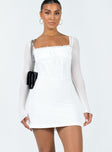 product Princess Polly Square Neck  Clermont Corset Mini Dress White