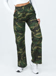 Princess Polly   Archer Pants Camouflage