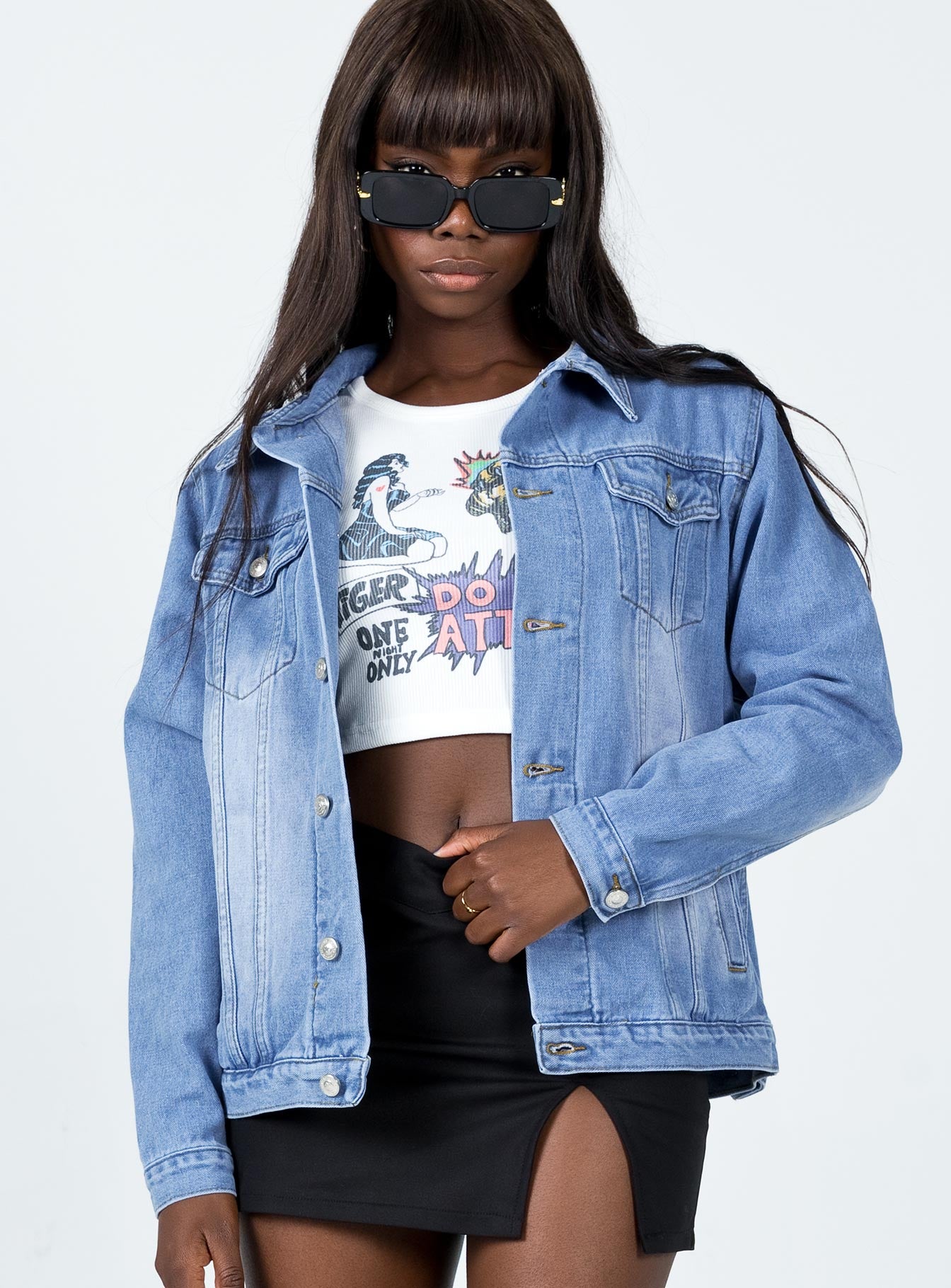 Princess polly outlet denim jacket