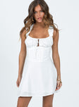 product Princess Polly Square Neck  Vado Mini Dress Ivory