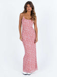 Princess Polly Scoop Neck  Knox Maxi Dress Pink Floral