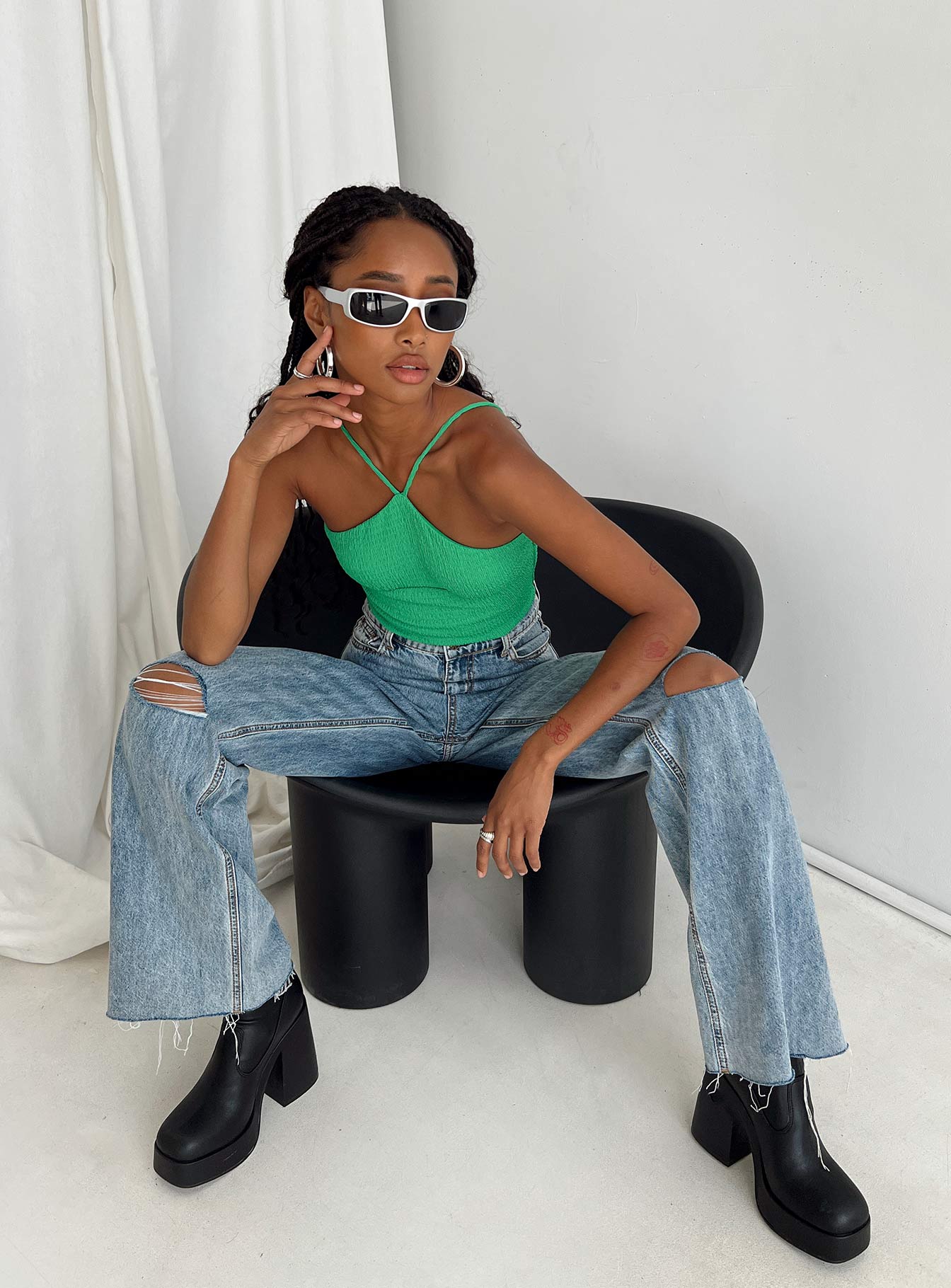 product Princess Polly High Waisted  True Romance Jean Duke Blue