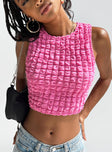 product Princess Polly Sleeveless Square Neck  Kendrick Top Pink