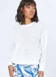 Lucien Sweater White