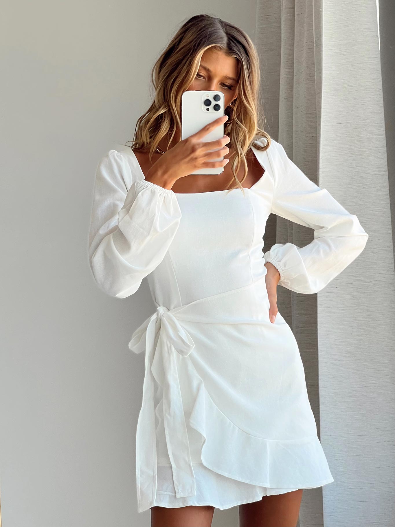 The Villa Mini Dress White | Princess Polly The Villa Mini Dress White | Princess Polly